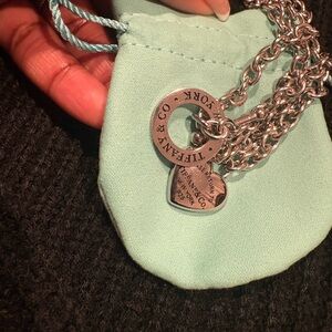 Tiffany & Co. Silver Charm Necklace